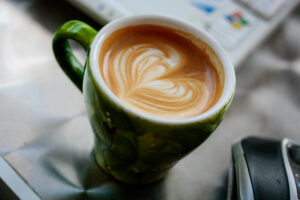 EDC Poured Macchiato with Latte Art