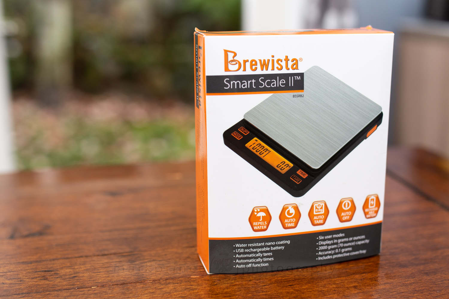 Brewista Smart Scale II for Coffee, Espresso Brewing at Home, USB Battery,  70 oz / 200 g Capacity, 6 Modes