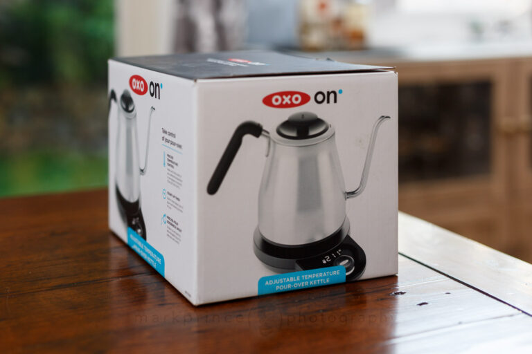 Other side of the OXO kettle Box