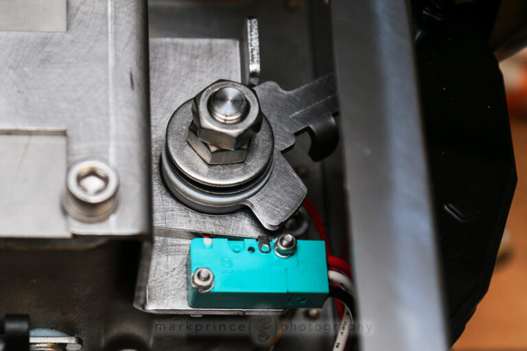 The basic on-off actuator switch pushed when you rotate the paddle. Real paddle groups in other LM machines are a lot more complex. This one's just an on/off switch.