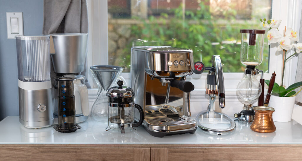 10 different coffee making machines