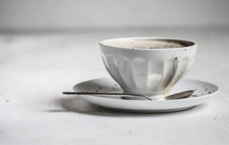 Cafe au lait in a bowl