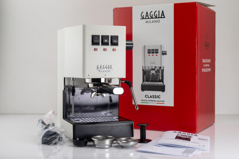 Gaggia Classic Evo Pro all the parts displayed