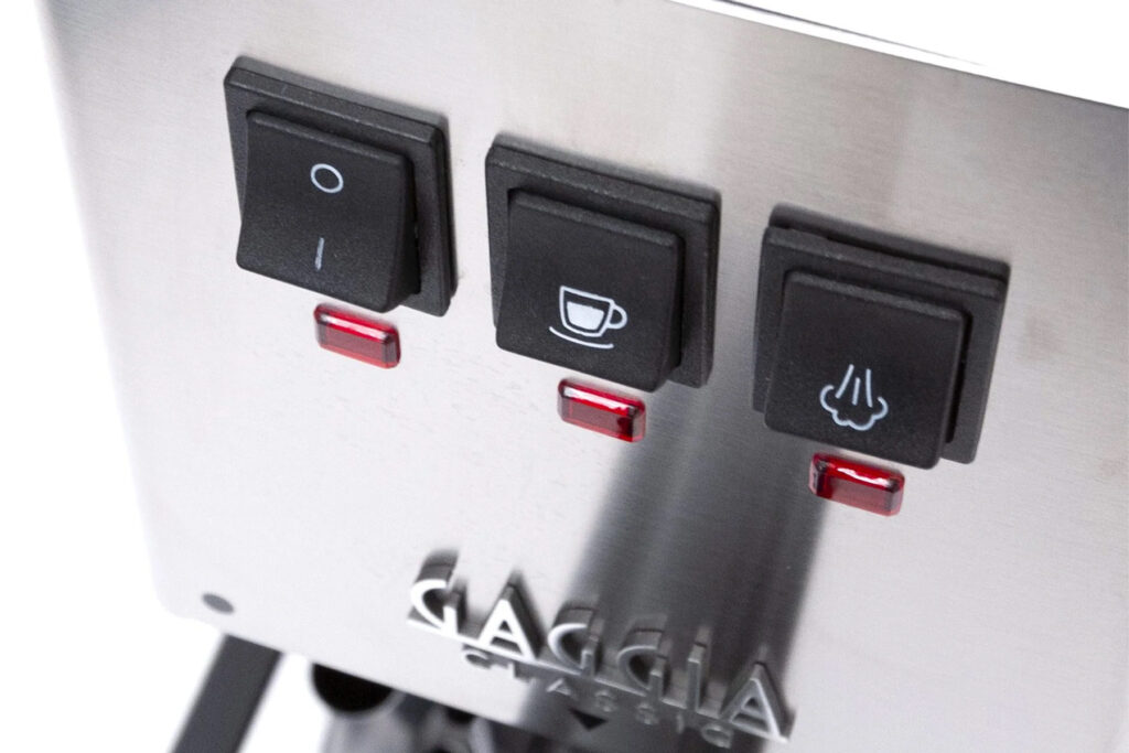 The new rocker switches on the Gaggia Classic Pro are really nice.