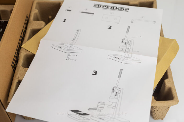 Instructions for assembling the Superkop
