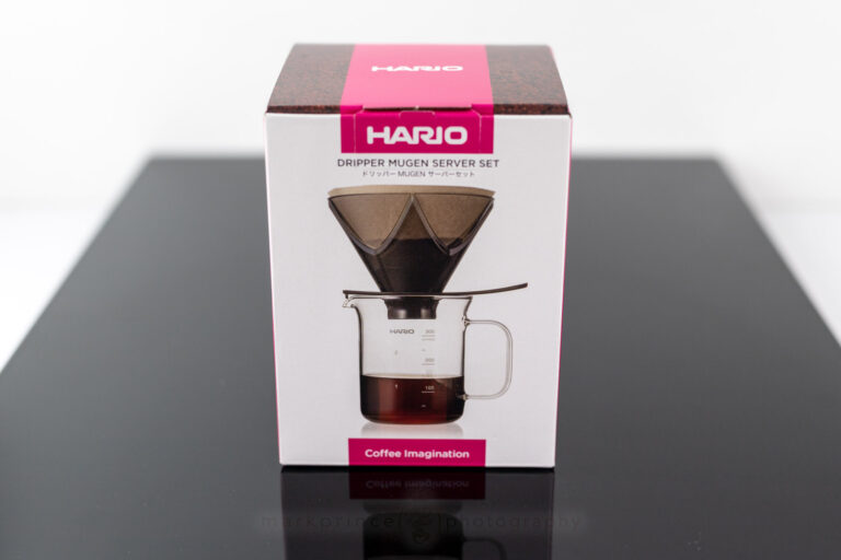 The Hario Mugen Box. We bought the model with the included carafe.