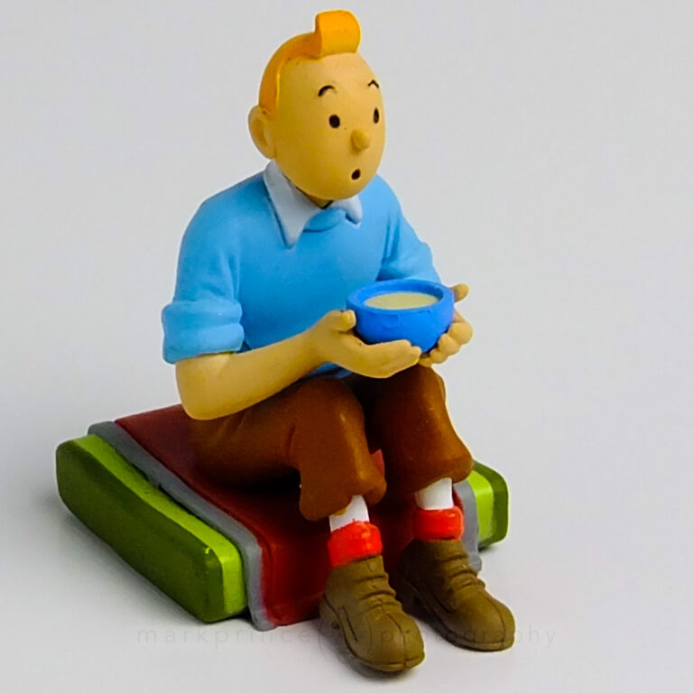 Tintin and his Cafe au Lait