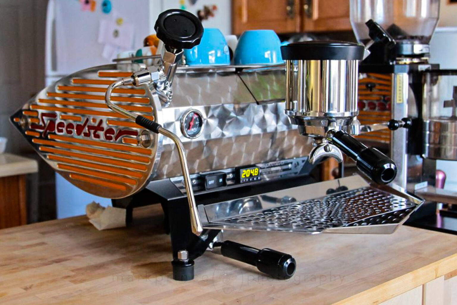 The first day I owned the Speedster Espresso Machine. It was initially paired up with a customized grinder I bought from 49th Parallel.