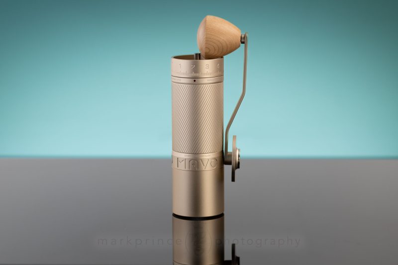 The new Phantox Pro grinder in champagne colour.